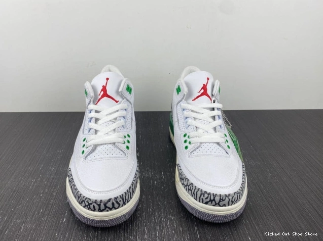 Kicked Out Shoe Store CK9246-136 Lucky Green Jordan Retro 3 (W) 0813